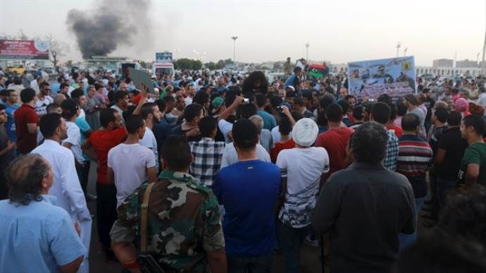 Libya&#039;da ulusal birlik hükümeti protesto edildi
