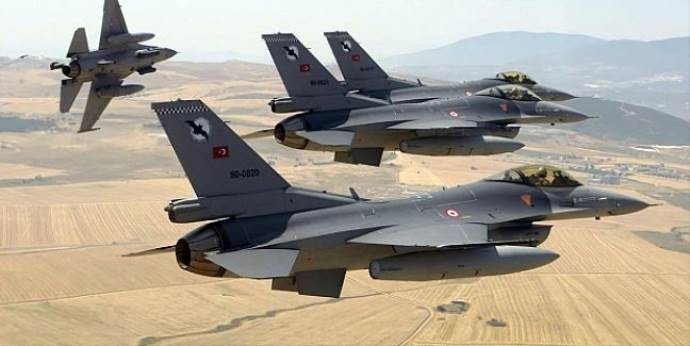 Türk jetleri Suriye füzeleri tarafından taciz edildi
