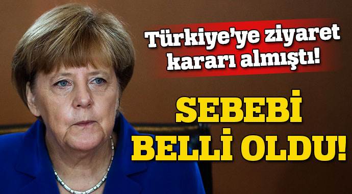 Merkel&#039;in Türkiye ziyaretinin detayları belli oldu
