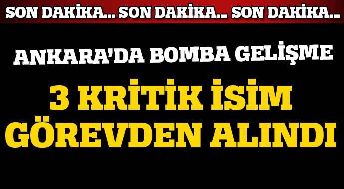 Ankara&#039;daki saldırıyla ilgili görevden uzaklaştırma kararı