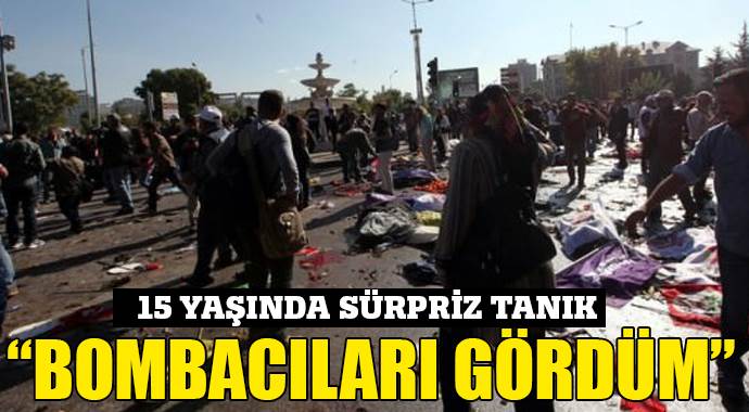 Ankara&#039;daki saldırı sonrası sürpriz tanık!
