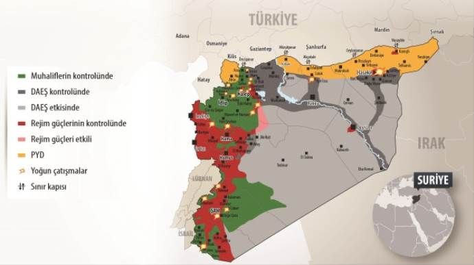 &#039;Terör örgütü IŞİD, 300 köyü YPG&#039;ye teslim edip çekildi&#039;
