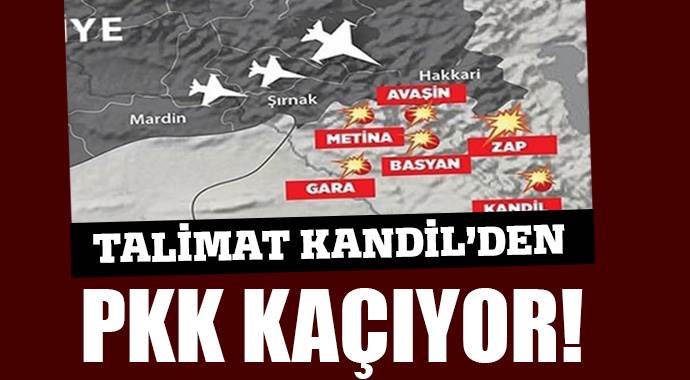 PKK, Gara&#039;dan kaçıyor
