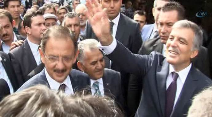  Abdullah Gül&#039;e Kayseri&#039;de büyük ilgi 