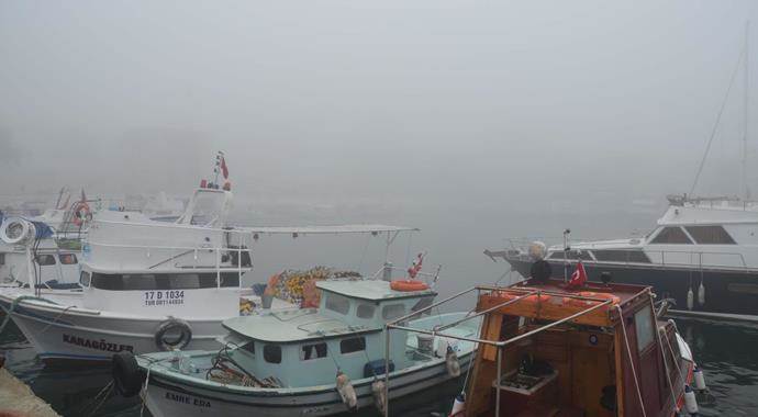 Çanakkale&#039;de deniz trafiğine sis engeli