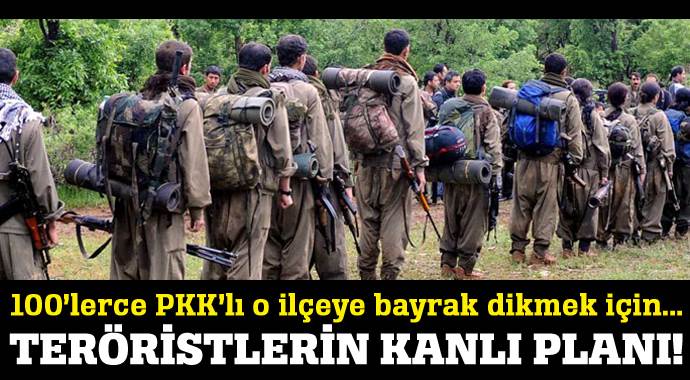 400 PKK&#039;lı talimat gelince ilçeye sızacak!
