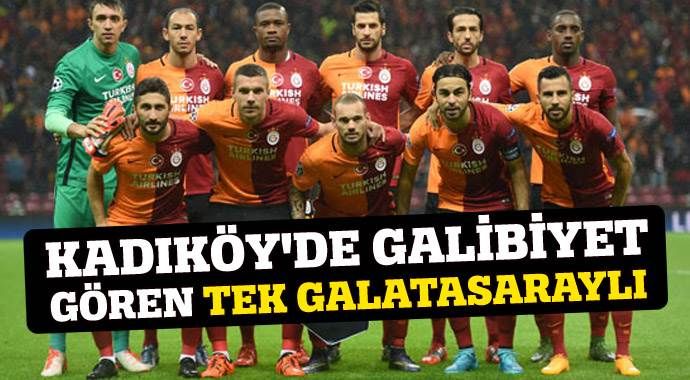 Kadıköy&#039;de galibiyet gören tek Galatasaraylı