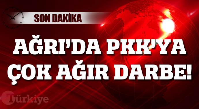 PKK&#039;ya ait 16 sığınak imha edildi