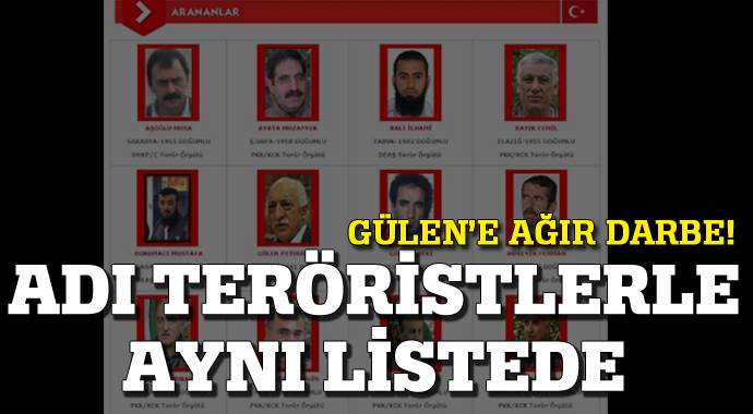 O da Türkiye&#039;nin aradığı teröristler listesine girdi!