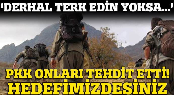 PKK öğretmenleri tehdit etti