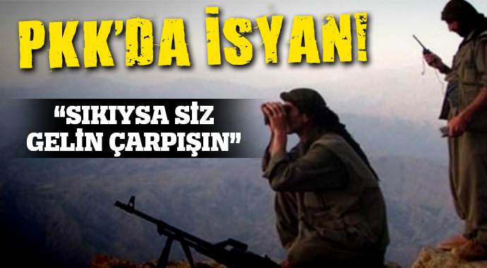 PKK&#039;da çözülme!