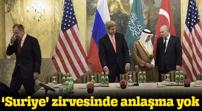 Viyana&#039;daki Suriye toplantısında taraflar anlaşamadı