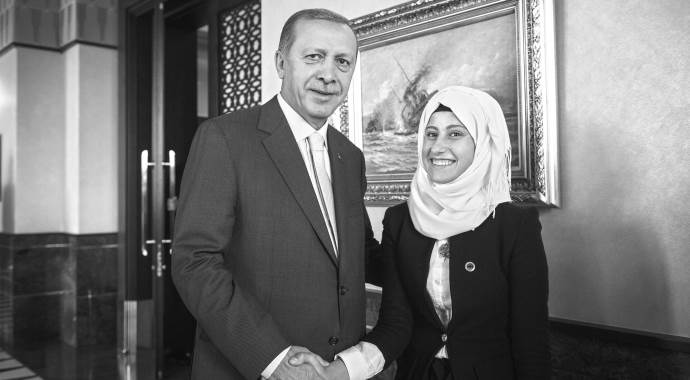 Erdoğan&#039;la görüşmeyi hayal etti ve gerçek oldu
