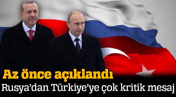 Rusya&#039;dan Türkiye&#039;ye barış mesajı
