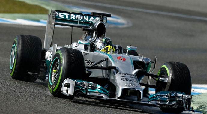 Meksika&#039;da ilk cep Rosberg&#039;in
