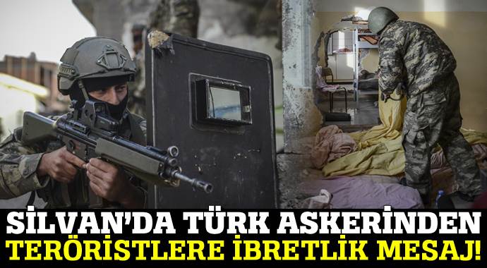 Türk askeri duvara yazdı, &#039;Geldik ama yoktunuz&#039;