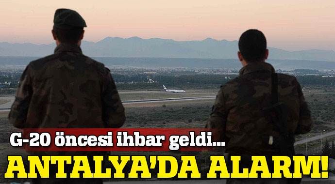 Antalya Havalimanı&#039;nda insansız hava aracı alarmı