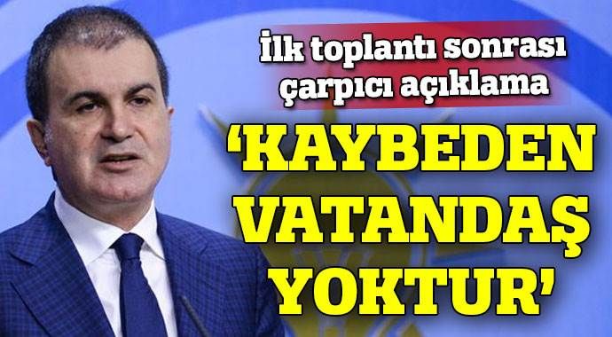 AK Parti MYK sonrası Ömer Çelik&#039;ten açıklama