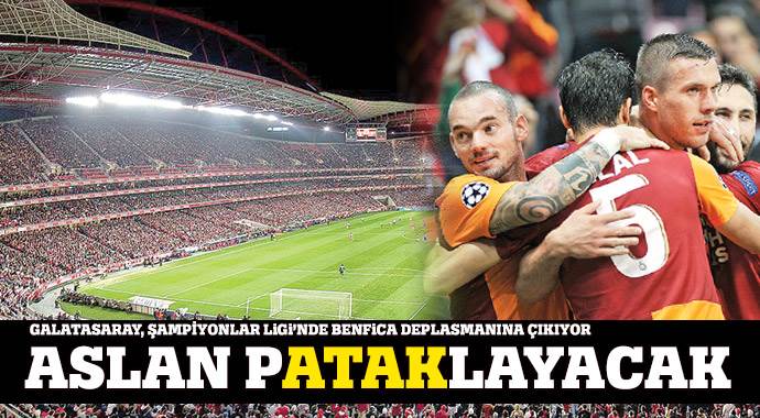 Galatasaray, Şampiyonlar Ligi&#039;nde Benfica deplasmanına çıkıyor
