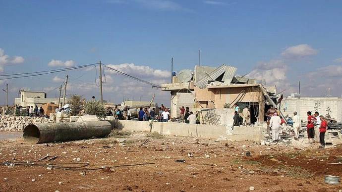 Katil Esad güçleri &#039;misket bombası&#039; ile saldırdı: 14 ölü
