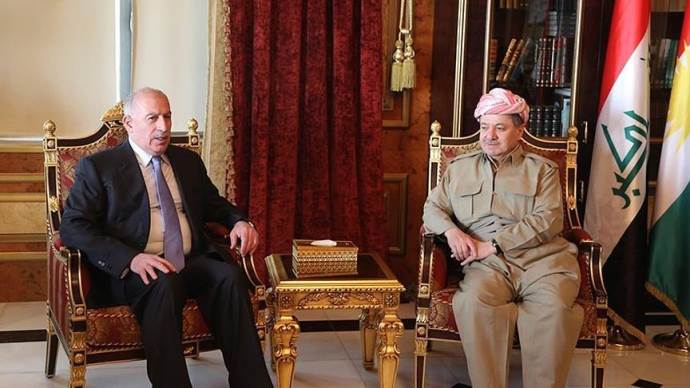 Nuceyfi, IKBY Başkanı Barzani ile görüştü
