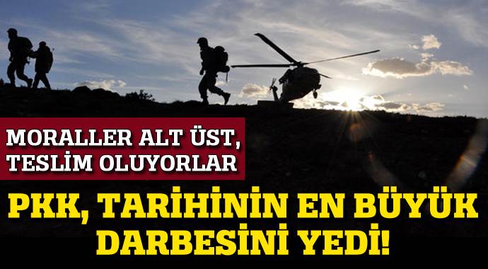 PKK tarihinin en büyük darbesini yedi!