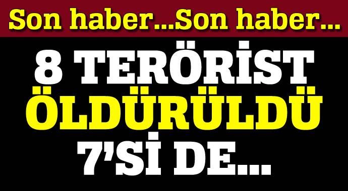 Bitlis&#039;te PKK&#039;ya büyük darbe! 8 terörist öldürüldü, 7&#039;si de...