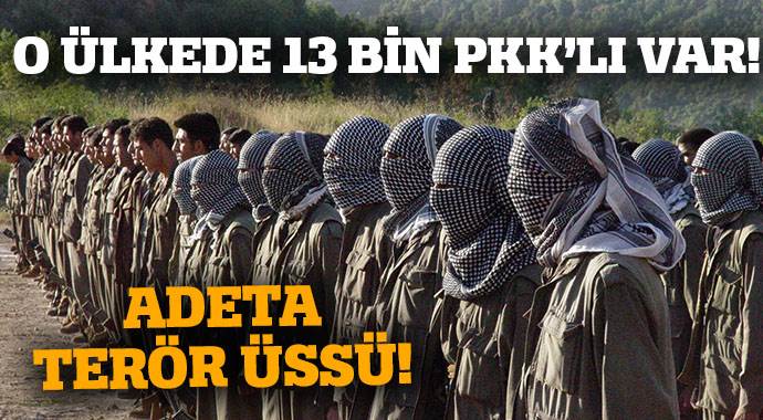 Almanya&#039;da 13 bin PKK&#039;lı var!
