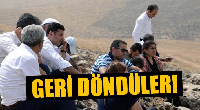 HDP heyeti, İdil&#039;e geri döndü