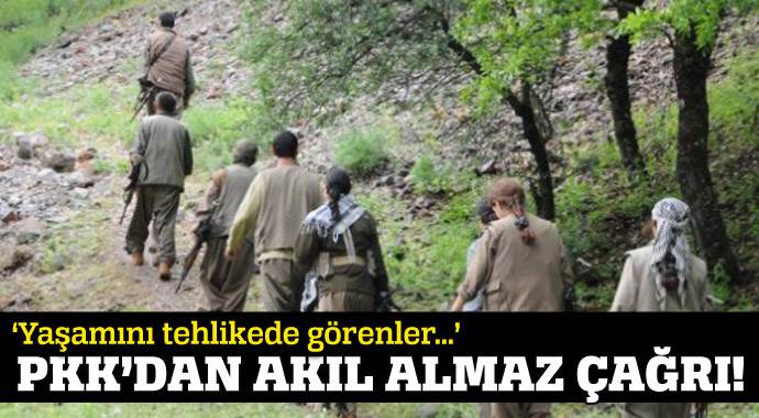 PKK&#039;dan akıl almaz çağrı!