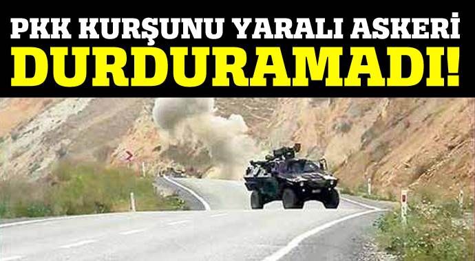 PKK kurşunu yaralı çavuşu durduramadı!