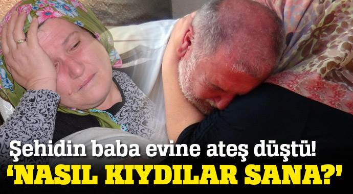Şehit polisin Zonguldak&#039;taki baba evine ateş düştü
