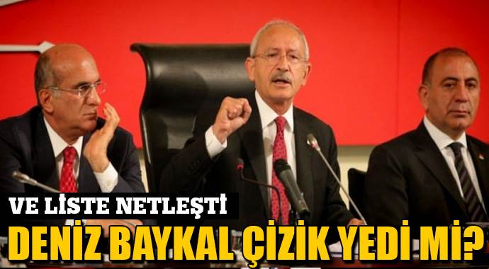 CHP milletvekili aday listesi tamam
