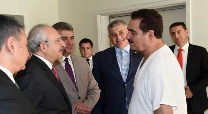 Kılıçdaroğlu İbrahim Tatlıses&#039;i ziyaret etti