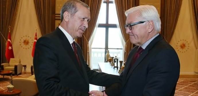 Erdoğan, Steinmeier ile görüştü