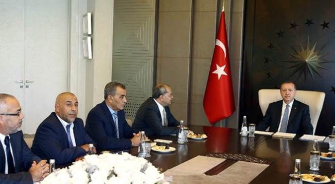 Erdoğan Arap vekillerle görüştü
