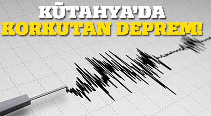 Kütahya&#039;da 4,3 büyüklüğünde deprem