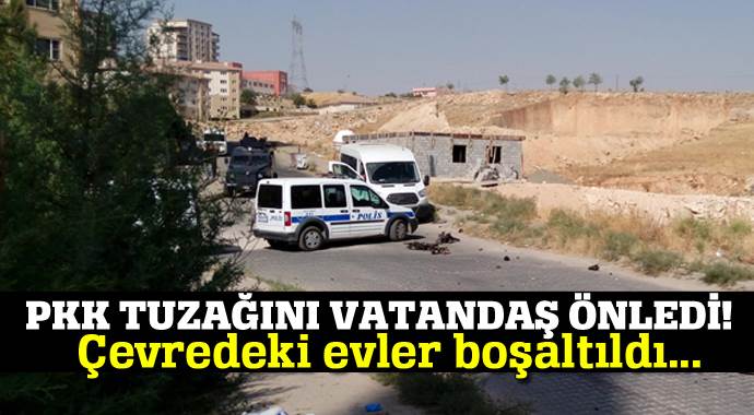 Mardin&#039;de PKK tuzağını vatandaş önledi!