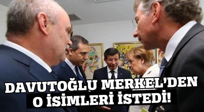 Davutoğlu Merkel&#039;den kaçak savcıları istedi
