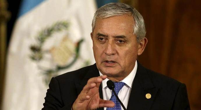 Guatemala&#039;da devlet başkanı istifa etti
