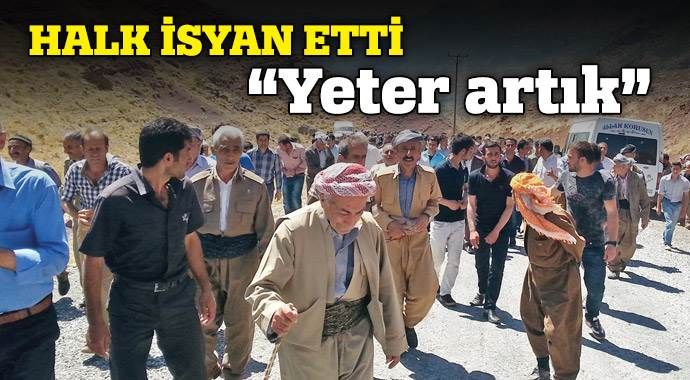 PKK&#039;nın sindirmeye çalıştığı yöre halkı susmuyor