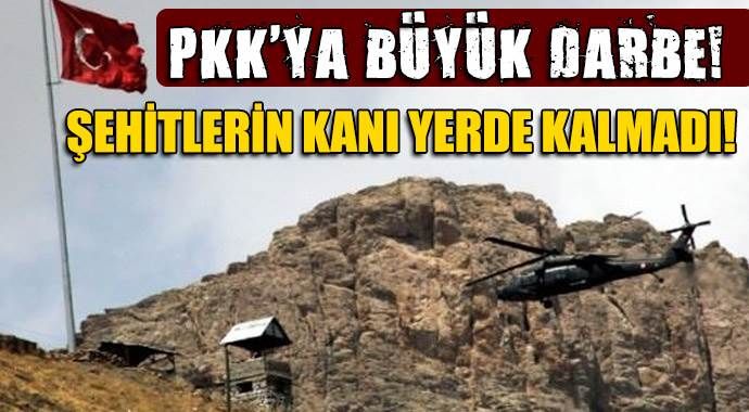Dağlıca&#039;da 73 PKK&#039;lı öldürüldü 25&#039;i sağ yakalandı