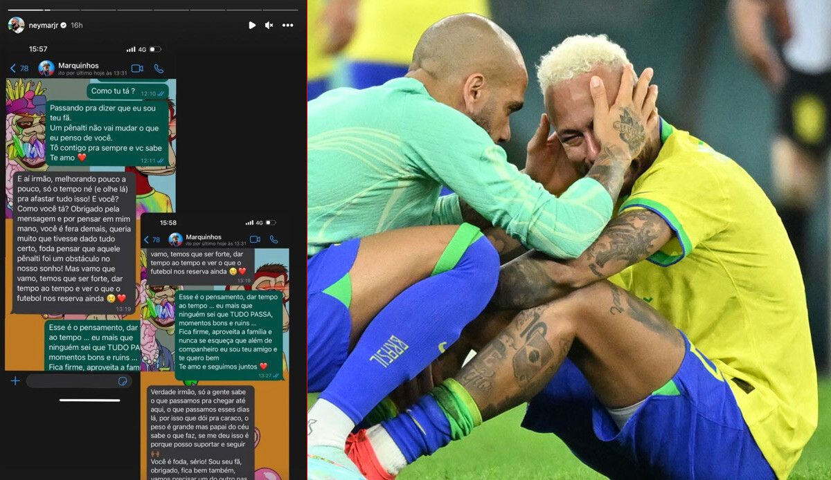 Neymar Brezilya Milli Takımı&#039;nın WhatsApp grubundaki mesajları ifşa etti