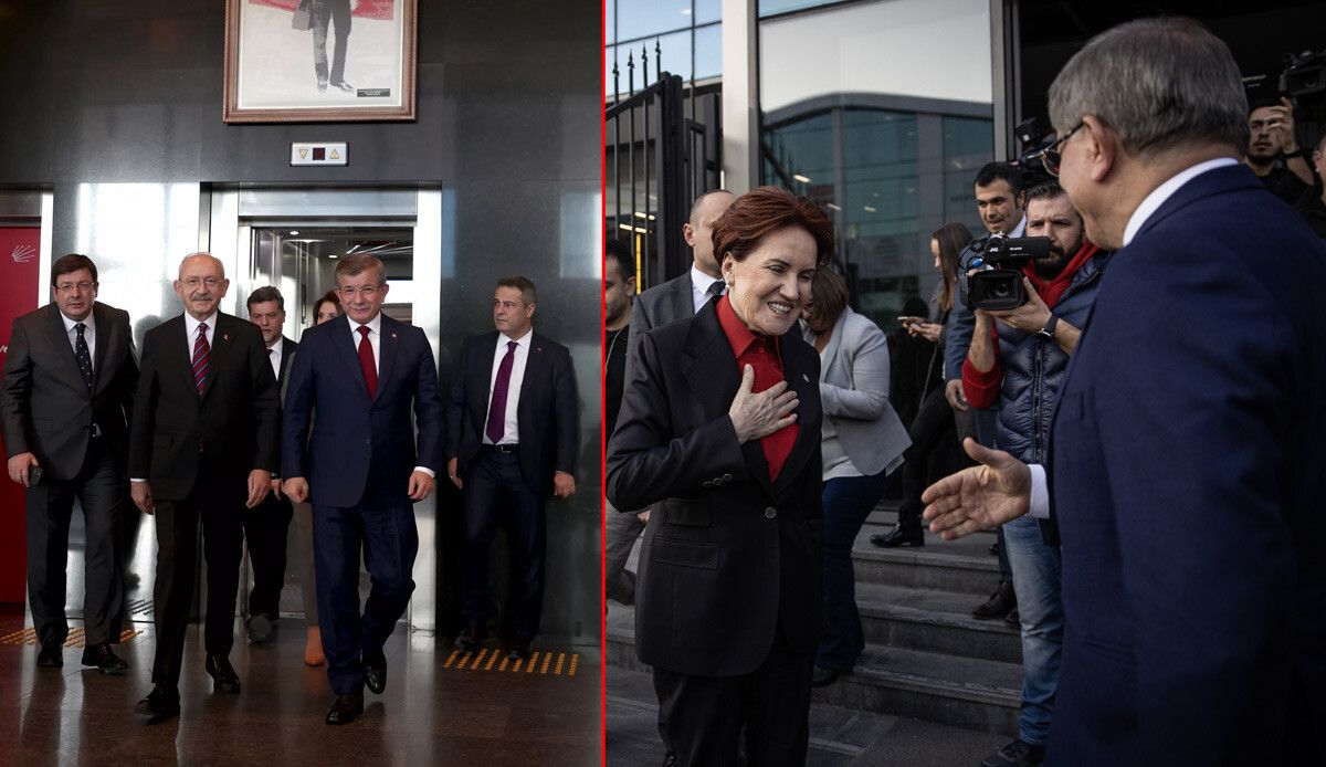 Gelecek Partisi Lideri Ahmet Davutoğlu&#039;ndan Kılıçdaroğlu ve Akşener&#039;e ziyaret