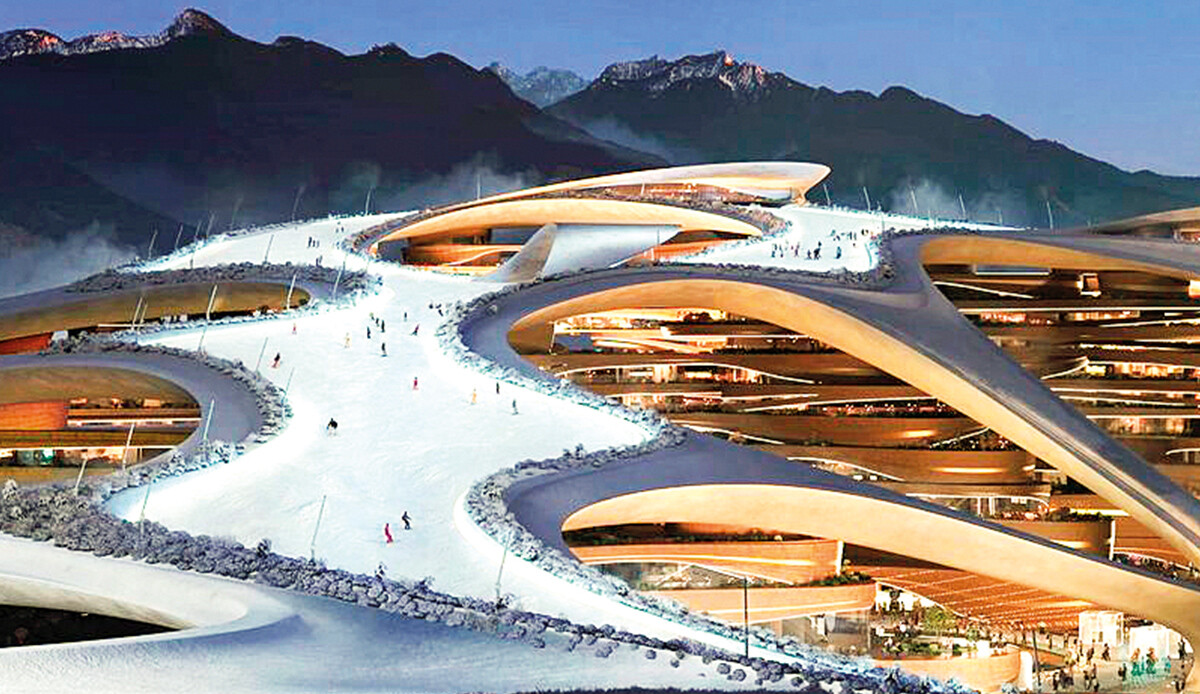 Suudi Arabistan çölde kayak merkezi kuruyor! Hedef yıllık 700 bin ziyaretçi