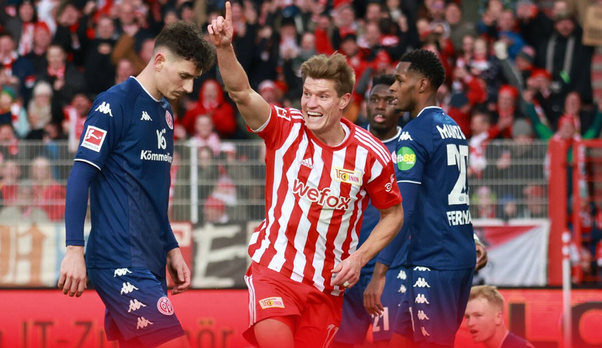 Bundesliga&#039;da lider değişti! Union Berlin - Mainz 05 (2-1 Özet)