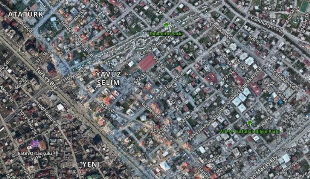 Harita Genel Müdürlüğü&#039;nden deprem illerine yüksek çözünürlüklü bakış