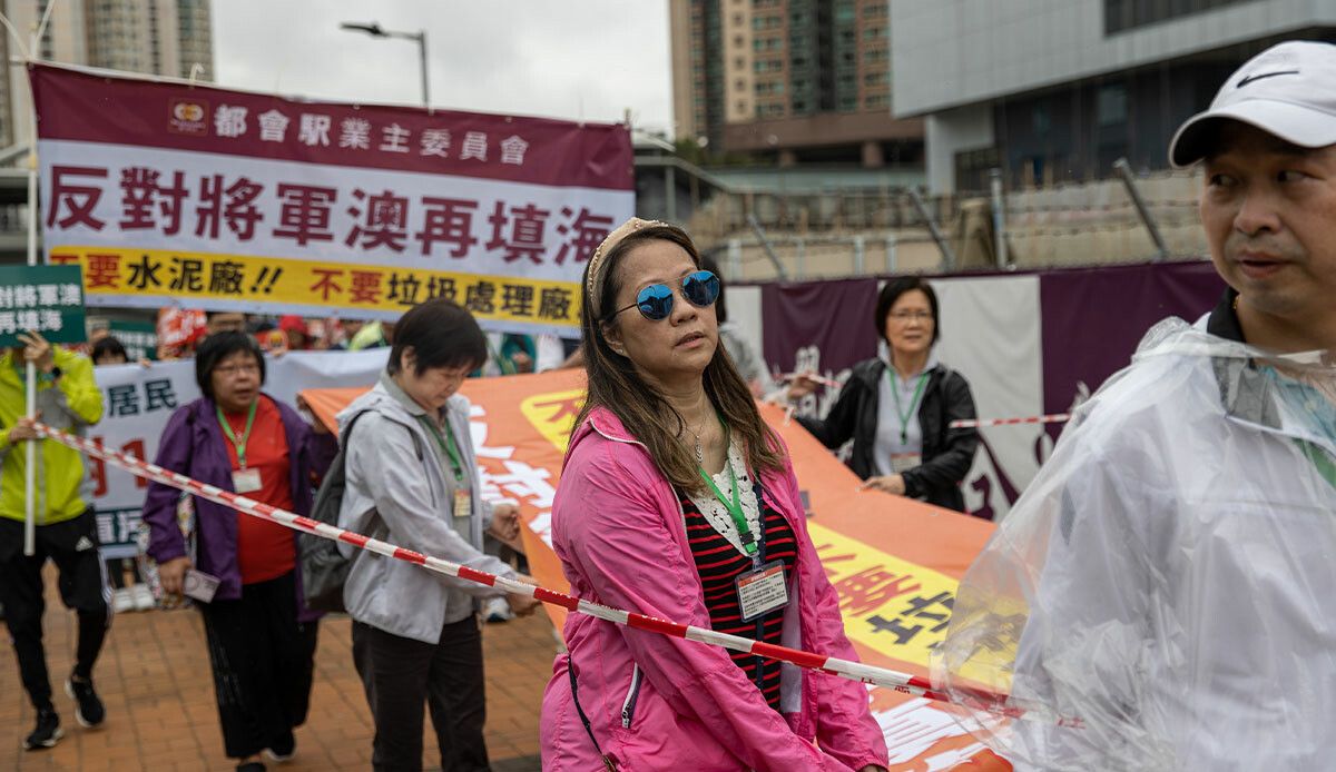 2020’den bu yana bir ilk: Hong Kong’da &#039;gülünç&#039; protesto