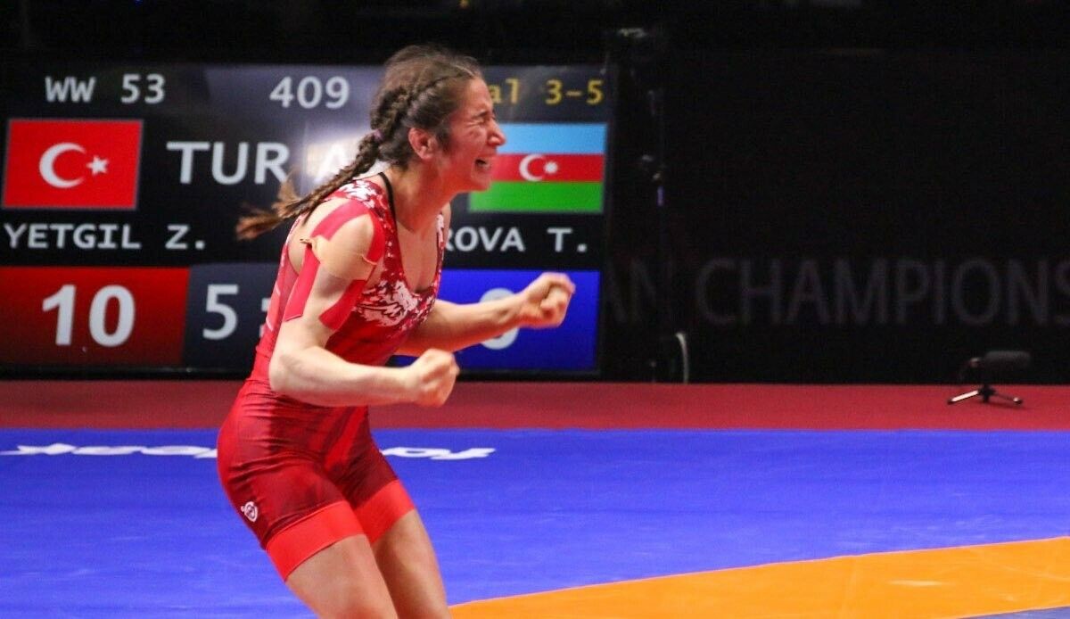 Milli güreşçi Zeynep Yetgil Avrupa Şampiyonası&#039;nda bronz madalya kazandı