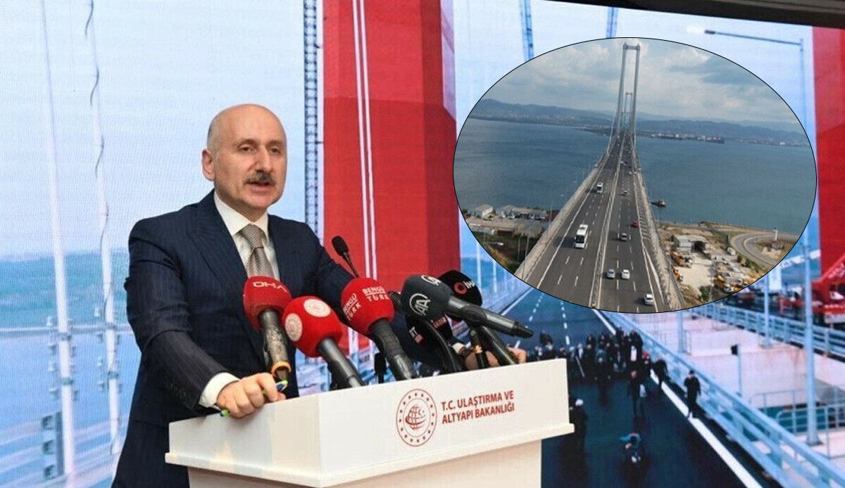 Bakan Karaismailoğlu açıkladı: Osmangazi Köprüsü&#039;nde 87 bin 352 araç geçişi ile rekor kırıldı